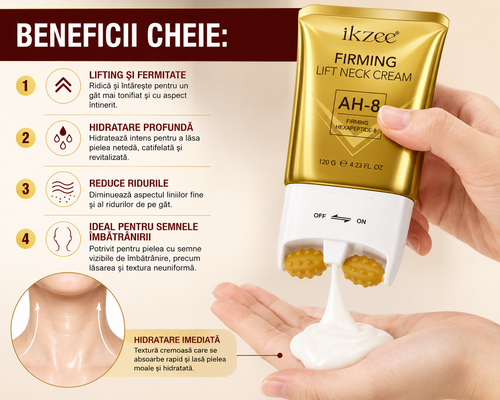 Cremă Antirid pentru Gât cu Masaj